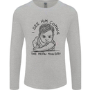 Hate Mondays Funny Work Office Humour Mens Long Sleeve T-Shirt Sports Grey