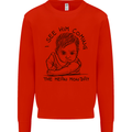 Hate Mondays Funny Work Office Humour Mens Sweatshirt Jumper Bright Red