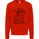 Hate Mondays Funny Work Office Humour Mens Sweatshirt Jumper Bright Red