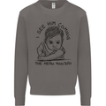 Hate Mondays Funny Work Office Humour Mens Sweatshirt Jumper Charcoal