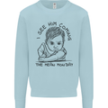 Hate Mondays Funny Work Office Humour Mens Sweatshirt Jumper Light Blue