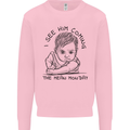 Hate Mondays Funny Work Office Humour Mens Sweatshirt Jumper Light Pink