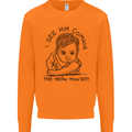 Hate Mondays Funny Work Office Humour Mens Sweatshirt Jumper Orange