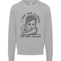 Hate Mondays Funny Work Office Humour Mens Sweatshirt Jumper Sports Grey
