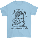 Hate Mondays Funny Work Office Humour Mens T-Shirt 100% Cotton Light Blue