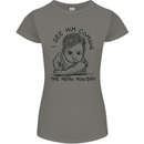 Hate Mondays Funny Work Office Humour Womens Petite Cut T-Shirt Charcoal