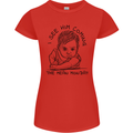 Hate Mondays Funny Work Office Humour Womens Petite Cut T-Shirt Red