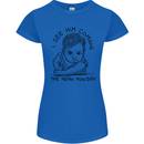 Hate Mondays Funny Work Office Humour Womens Petite Cut T-Shirt Royal Blue