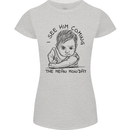 Hate Mondays Funny Work Office Humour Womens Petite Cut T-Shirt Sports Grey