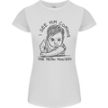 Hate Mondays Funny Work Office Humour Womens Petite Cut T-Shirt White