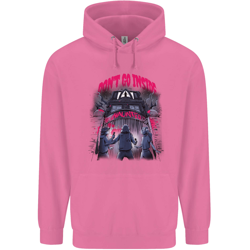 Haunted House Halloween Ghosts Spooks Childrens Kids Hoodie Azalea