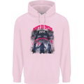 Haunted House Halloween Ghosts Spooks Childrens Kids Hoodie Light Pink