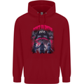 Haunted House Halloween Ghosts Spooks Childrens Kids Hoodie Red