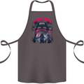 Haunted House Halloween Ghosts Spooks Cotton Apron 100% Organic Dark Grey