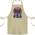 Haunted House Halloween Ghosts Spooks Cotton Apron 100% Organic Khaki