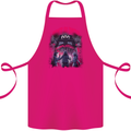 Haunted House Halloween Ghosts Spooks Cotton Apron 100% Organic Pink