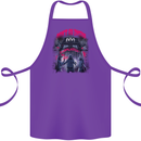Haunted House Halloween Ghosts Spooks Cotton Apron 100% Organic Purple