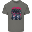 Haunted House Halloween Ghosts Spooks Kids T-Shirt Childrens Charcoal