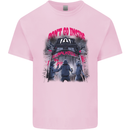 Haunted House Halloween Ghosts Spooks Kids T-Shirt Childrens Light Pink