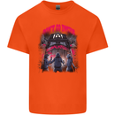 Haunted House Halloween Ghosts Spooks Kids T-Shirt Childrens Orange