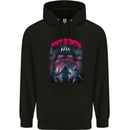 Haunted House Halloween Ghosts Spooks Mens 80% Cotton Hoodie Black