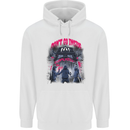 Haunted House Halloween Ghosts Spooks Mens 80% Cotton Hoodie White