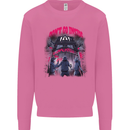 Haunted House Halloween Ghosts Spooks Mens Sweatshirt Jumper Azalea