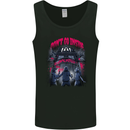 Haunted House Halloween Ghosts Spooks Mens Vest Tank Top Black