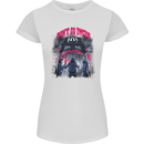 Haunted House Halloween Ghosts Spooks Womens Petite Cut T-Shirt White