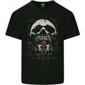 Haunted House Skull Halloween Kids T-Shirt Childrens Black