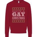 Have a Gay Christmas Funny LGBT Xmas Kids Sweatshirt Jumper Red