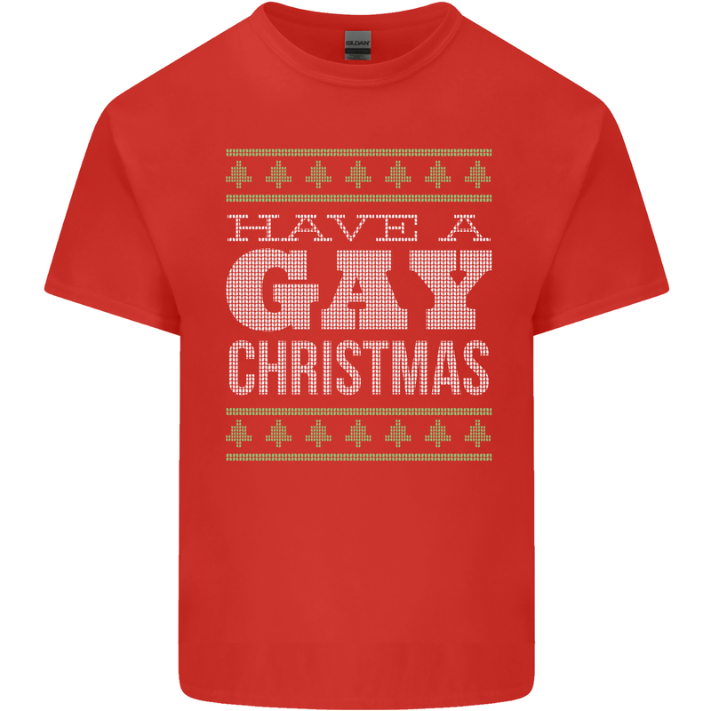 Have a Gay Christmas Funny LGBT Xmas Kids T-Shirt Childrens Red