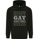 Have a Gay Christmas Funny LGBT Xmas Mens 80% Cotton Hoodie Black