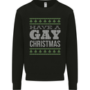 Have a Gay Christmas Funny LGBT Xmas Mens Sweatshirt Jumper Black