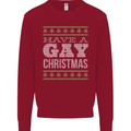 Have a Gay Christmas Funny LGBT Xmas Mens Sweatshirt Jumper Red