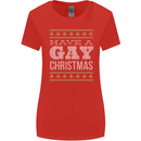 Have a Gay Christmas Funny LGBT Xmas Womens Wider Cut T-Shirt Red