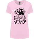 He Slipped A Cat Murdering a Dog Funny Womens Wider Cut T-Shirt Light Pink
