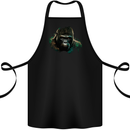 Head of a Gorilla Cotton Apron 100% Organic Black