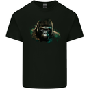 Head of a Gorilla Kids T-Shirt Childrens Black