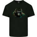 Head of a Gorilla Mens Cotton T-Shirt Tee Top Black
