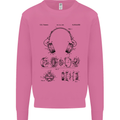 Headphones Patent Blueprint Dance Music DJ Mens Sweatshirt Jumper Azalea