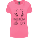 Headphones Patent Blueprint Dance Music DJ Womens Wider Cut T-Shirt Azalea