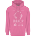 Headphones Patent Blueprint Music DJ Dance Mens 80% Cotton Hoodie Azelea