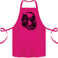 Headphones & Nature Music Trekking Hiking Cotton Apron 100% Organic Pink
