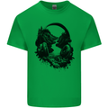 Headphones & Nature Music Trekking Hiking Kids T-Shirt Childrens Irish Green