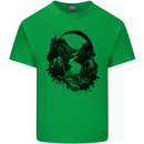 Headphones & Nature Music Trekking Hiking Mens Cotton T-Shirt Tee Top Irish Green