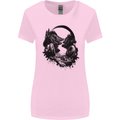 Headphones & Nature Music Trekking Hiking Womens Wider Cut T-Shirt Light Pink