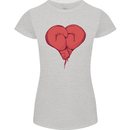 Heart Boxing Gloves Boxer MMA Muay Thai Womens Petite Cut T-Shirt