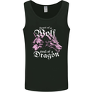 Heart of a Wolf Soul of a Dragon Mens Vest Tank Top Black