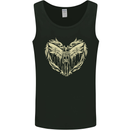 Heaven Angel Skeleton In a Heart Skull Mens Vest Tank Top Black